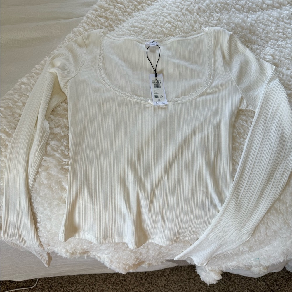 NWT GARAGE ribbed long sleeve